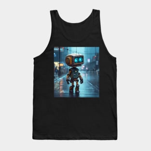 Roboter | walking in the rain Tank Top